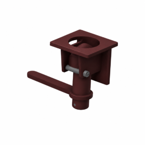 Trailer twist lock standard handle cast iron assembly for container trailer cargo control
