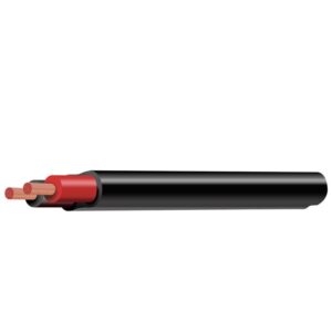 3mm red black twin sheath cable 30m roll for automotive and trailer wiring