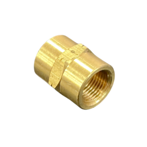 3/8 NPT female socket brass air fitting with twin female threads