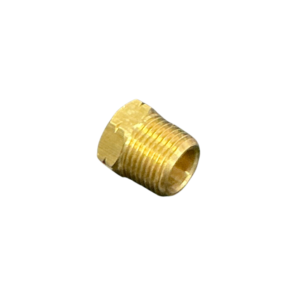 3/8 NPT hex plug brass air fitting