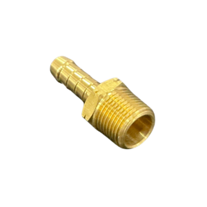 5/16 x 3/8 NPT hose barb brass air fitting