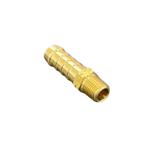 3/8 x 1/8 NPT hose barb brass air fitting