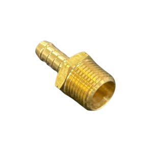 3/8 x 1/2 NPT hose barb brass air fitting