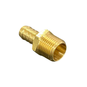 1/2 x 1/2 NPT hose barb brass air fitting
