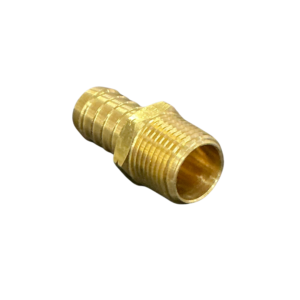 5/8 x 1/2 NPT hose barb brass air fitting
