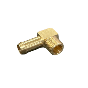 1/2 x 3/8 NPT hose barb elbow brass air fitting