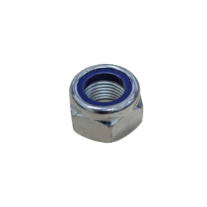 M16 x 1.5 fine thread zinc-coated nyloc nut