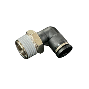 1/4 tube push-in male elbow with 3/8 BSPT thread