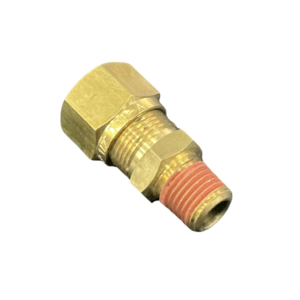 1/2in tube x 1/4 NPT air brake male connector in brass