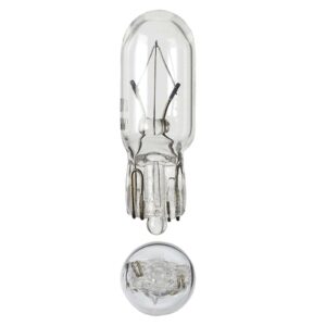 12V T-6.5mm wedge globe blister pack of 2