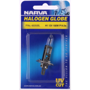 Narva 12V 100W H1 QH globe blister pack with P14.5s base