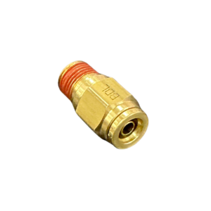 Push-in male connector 1/4 tube x 1/8 NPT air fitting