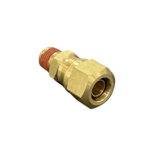 Push-in male connector 1/2 tube x 1/4 NPT air fitting