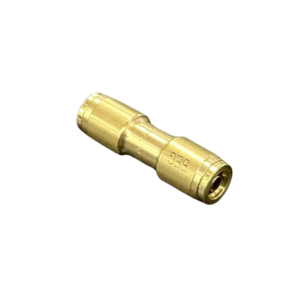 Push-in double union 1/4 air fitting for nylon tube