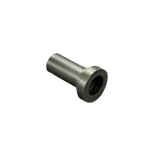 Black 3/8in push-in air brake tube plug with flanged head