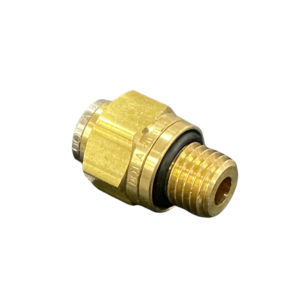 Brass 8mm push-in air brake connector with M12 male thread