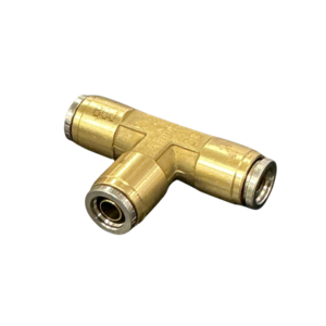 8mm air brake union tee with three push-in ports