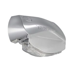 Narva 9-33V 3 LED number plate light with chrome housing
