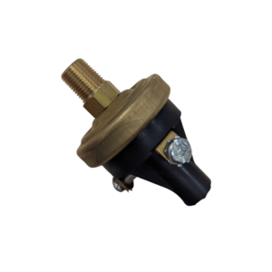 Adjustable pressure switch with 1/8 NPT male thread and screw terminals