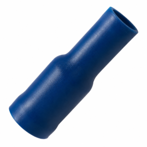 Blue female bullet crimp terminal pack of 100 for trailer wiring