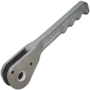 Freighter curtain tensioner straight handle in aluminium