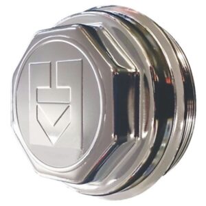Fuwa K-Hitch chrome screw on hub cap