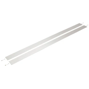 Stainless steel truck mudguard dress strip pair with mounting hardware