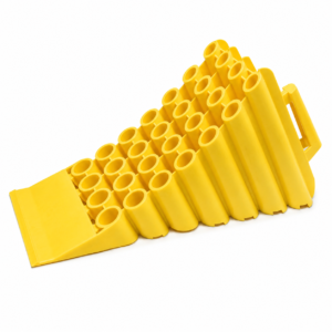 470mm yellow wheel chock for trucks and trailers