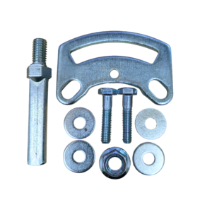 Auto slack adjuster anchor mount kit with brackets and fasteners