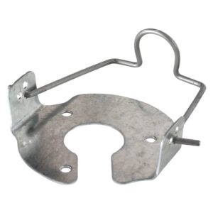 7 pin DIN plug retainer catch with stainless steel spring