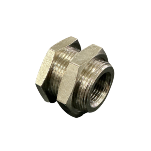 3/8 NPT bulkhead fitting with 1-14 UNF external thread