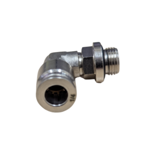 1/4 x 1/8 BSP hose barb elbow 90-degree air fitting