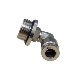 1/4 x 3/8 BSP hose barb elbow 90-degree air fitting