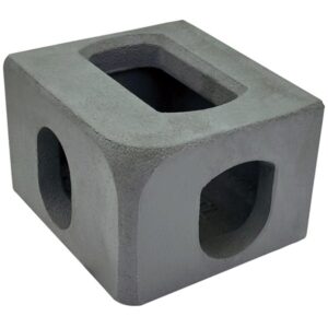 Top-left shipping container corner casting