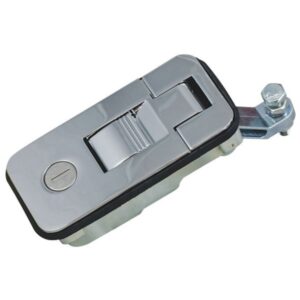 Large chrome pop lock with 105 x 50mm face