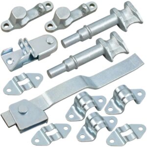 22mm light duty door lock kit with bolt-on keeper