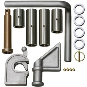 Heavy duty side swing tailgate hinge with 40mm pin