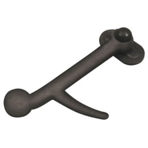Left-hand cast corner post latch for trailer gate