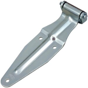 Zinc plated over-seal door hinge assembly