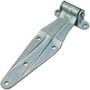 4-hole zinc-plated over-seal door hinge assembly