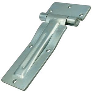 Zinc-plated 3-hole over-seal side door hinge assembly