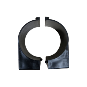 Short split door bush with two-piece circular profile