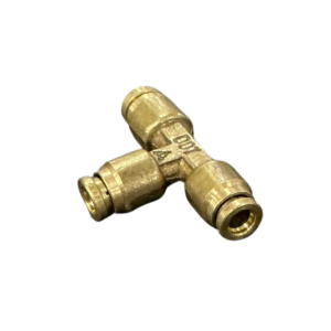 3/16 air brake union tee with three push-in ports