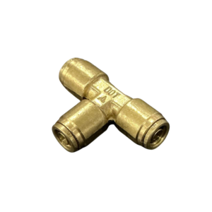 5/16 air brake union tee with three push-in ports