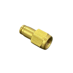 3/16 x 1/8 NPTF female connector brass push-in air fitting