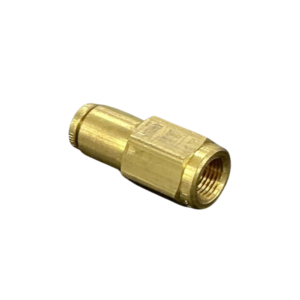 1/4 x 1/8 NPTF female connector brass push-in air fitting