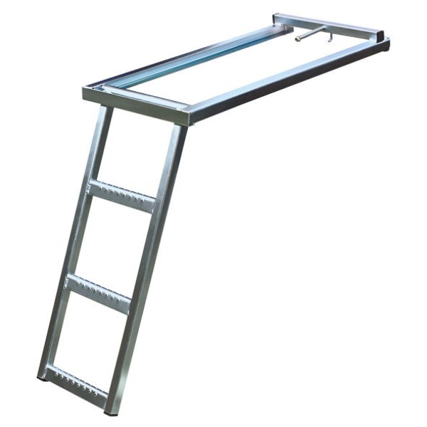3 step under body slide out ladder zinc plated