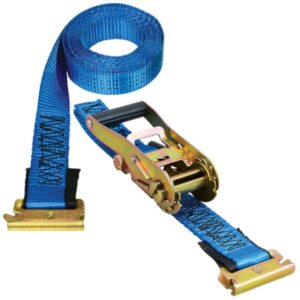 E Track ratchet strap 35mm x 3m with ratchet tensioner