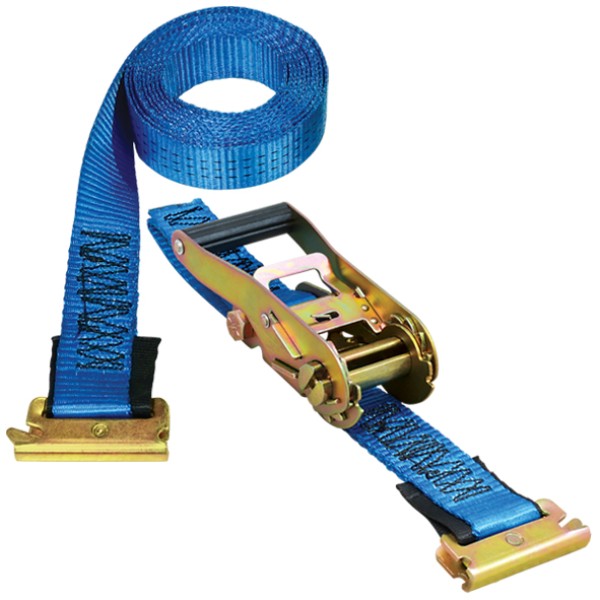 E Track ratchet strap 35mm x 3m with ratchet tensioner