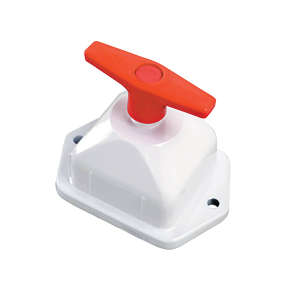 Hella weatherproof battery master switch with four-post double-pole configuration